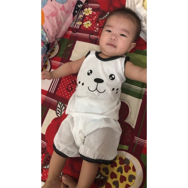 FLASH SALE - quần áo trẻ em bộ ba lỗ cho bé 3-15kg