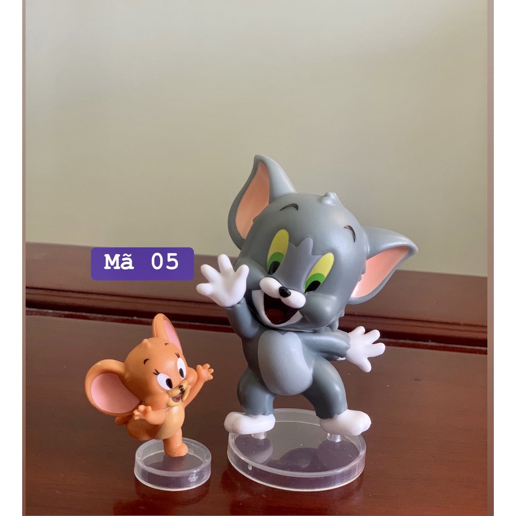 Mô hình đồ chơi nhân vật Tom and Jerry set 6 mô hình