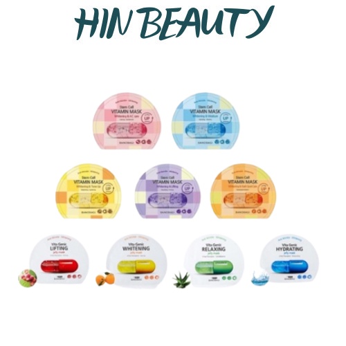 Hộp 10 Mask Mặt Nạ Giấy Banobagi Viên Thuốc Vita Genic Jelly Mask Hàn Quốc Mẫu Mới - HIN BEAUTY68
