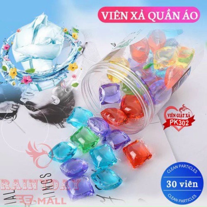 HỘP VIÊN BÓNG GIẶT XẢ THƠM LỪNG SIÊU SẠCH BÓNG