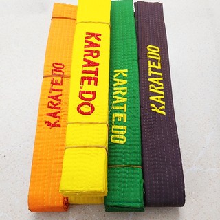 Đai võ phục Karatedo giá rẻ chuyên dùng cho võ thuật phong trào + nghiệp dư