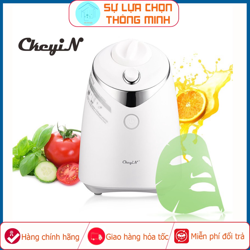 Máy Làm Mặt Nạ Rau Củ Tự Nhiên Ckeyin MR499 - An Toàn Cho Da - Dưỡng Da Thông Minh - Tặng Kèm Collagen - Hàng Chính Hãng