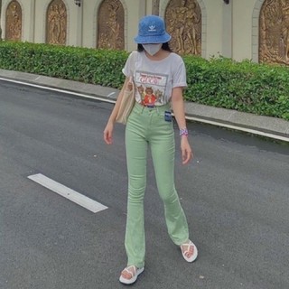 QUẦN BÒ ỐNG LOE NHIỀU MÀU
