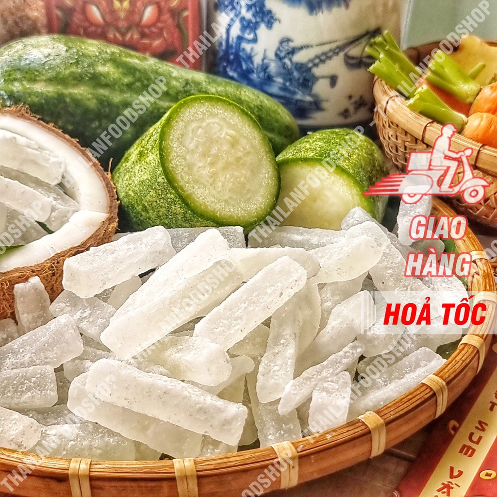 Mứt Bí Đao (Mứt Bí Đũa)  Lon 500Gram