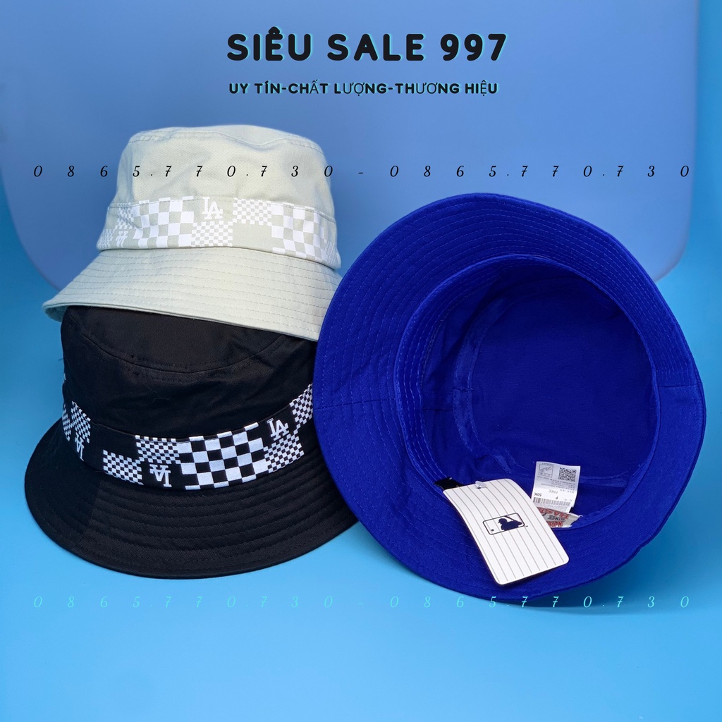 MŨ BUCKET L-A HỌA TIẾT CA RÔ CAO CẤP VẢI XỊN FULL TEM MÁC THỜI TRANG