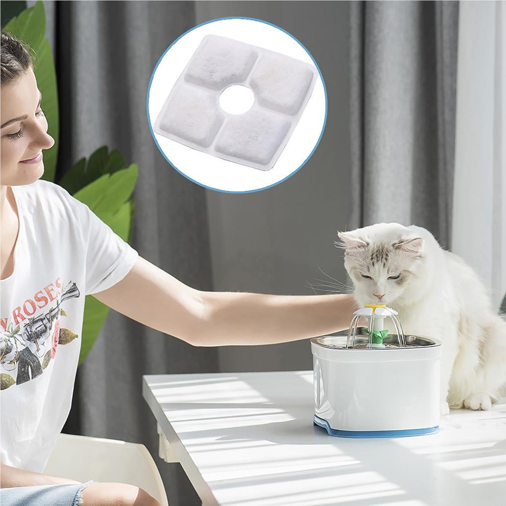 Bộ 4 Phụ Kiện Lọc Nước Thay Thế Cho Máy Uống Cho Thú Cưng