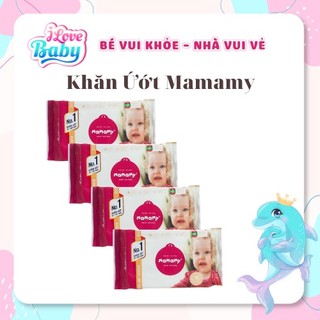 (COMBO 10 GÓI) Khăn Ướt Mamamy 100 Tờ (Có Mùi, Không Mùi)