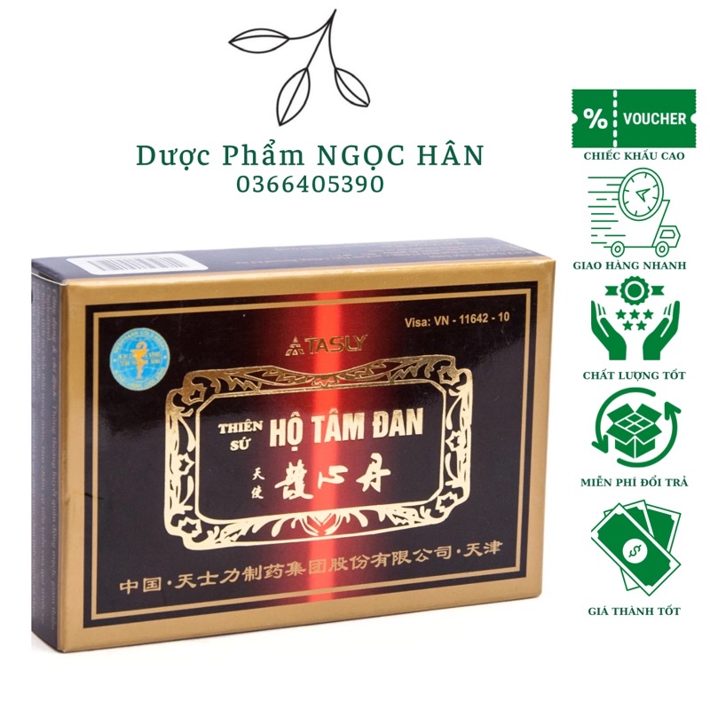 Viên Uống Thiên Sứ Hộ Tâm Đan - Hỗ Trợ Giảm Cholesterol Máu-NgọcHânpharmacy