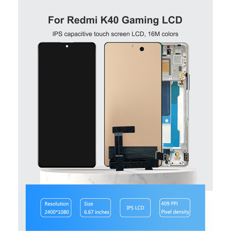 Zin OLED Màn Hình điện thoại Cho Redmi K40 Gaming / Poco F3 GT LCD thay thế màn hình