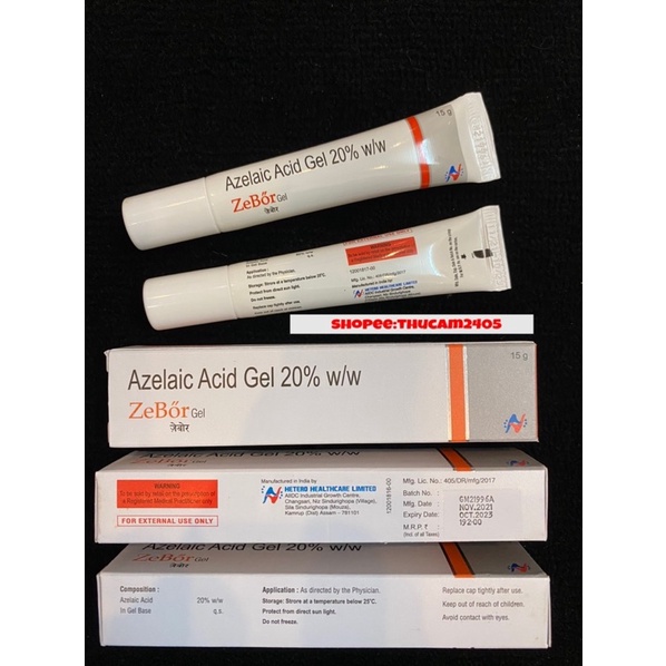 Gel Zebor 20% azelaic giảm mờ thâm ,mụn .