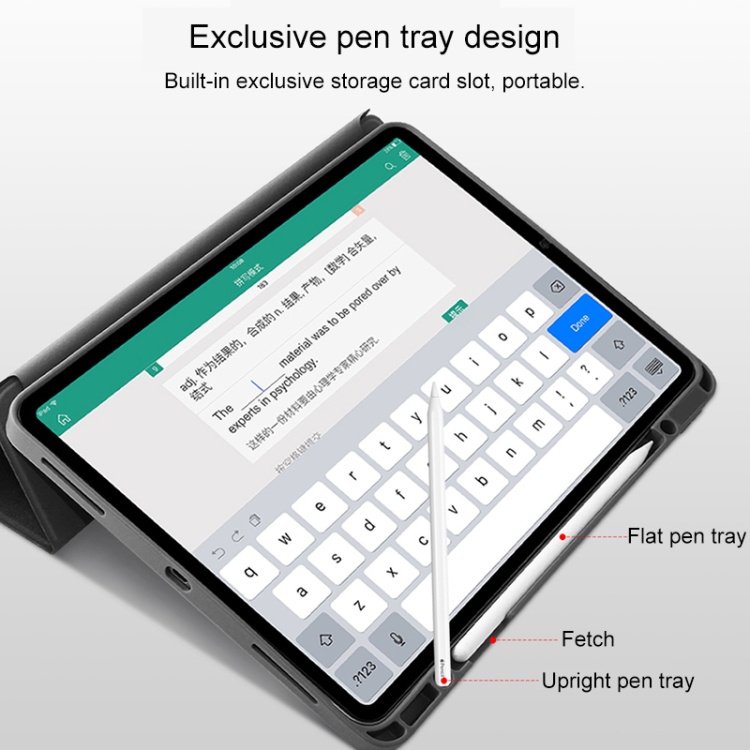 Case Bao da chống sốc canvas cho iPad Pro 11 2022 Chip M2 / 2021 Chip M1 / 2020 hiệu Mutural Yashi - hàng nhập khẩu