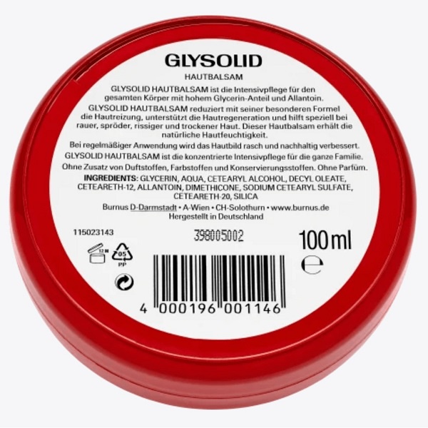Kem nẻ Glysolid 100ml - KEM DƯỠNG NẺ GLYSOLID 100G ĐỨC