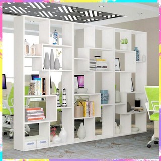 Kệ sách để sàn, Kệ để đồ nhiều ngăn hình chữ U bằng gỗ
