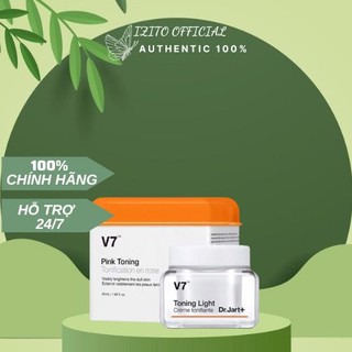 Kem nâng tone dưỡng trắng V7 Toning Light Dr.Jart+ -izito.store
