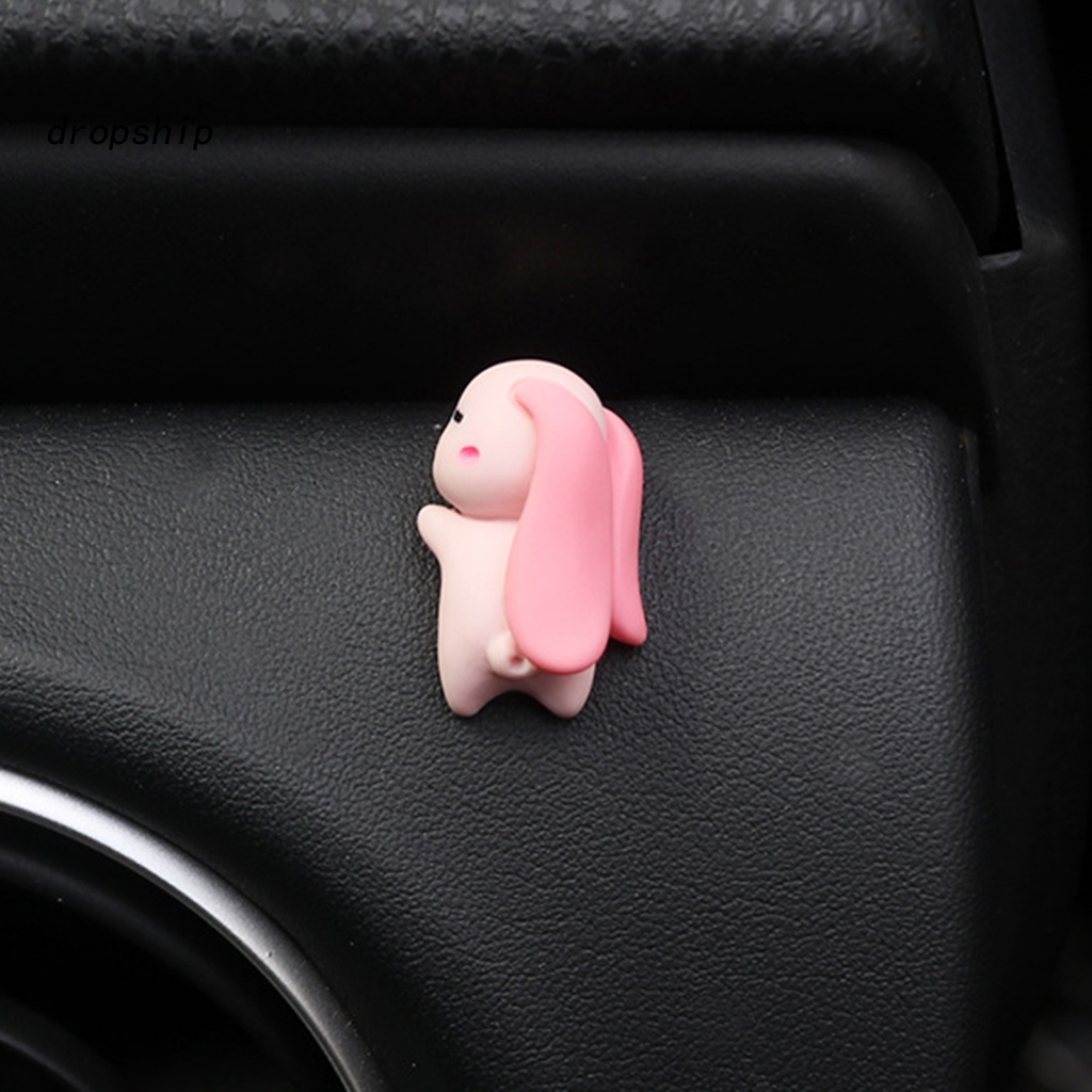 Đồ trang trí Vịt Vàng / Thỏ / Vịt Bằng Nhựa Resin Không Để Lại Dấu Vết Trang Trí Xe Hơi