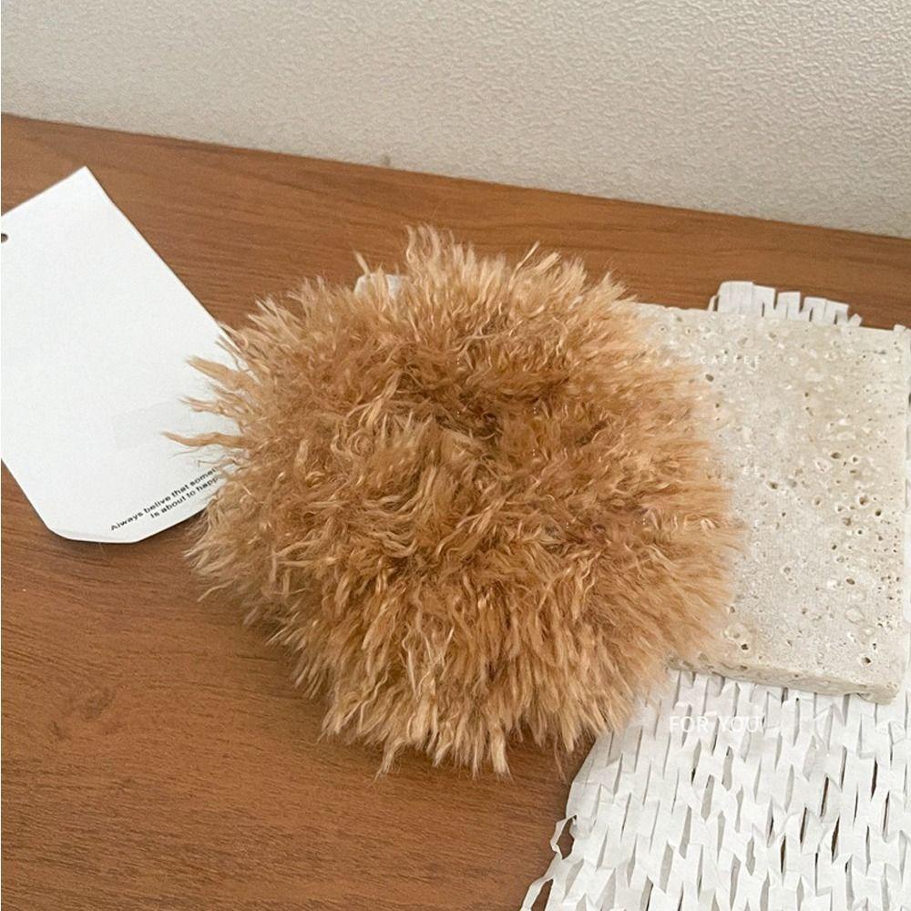 Dây Cột Tóc Lông Chồn Nhân Tạo Mềm Co Giãn Ngọt Ngào Cho Nữ Giá Đỡ