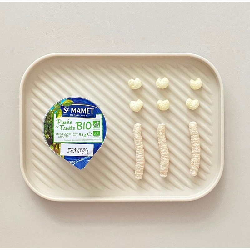 Khay ăn dặm/ bát ăn dặm đế hít cho bé silicon cao cấp Donodono mamazone Hàn Quốc