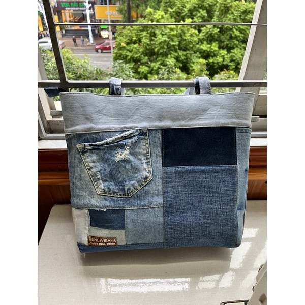 Túi tote jean