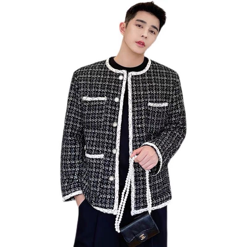 Áo dạ Áo dạ tweed kẻ caro ( nhận đặt hàng theo đơn số lượng lớn nhỏ)