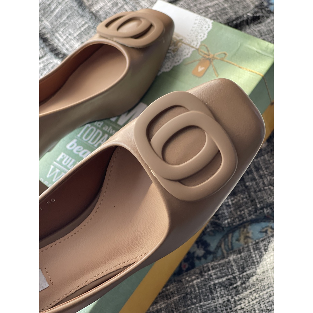 Giày da mềm tag O xoắn 6060-1- Kachi House