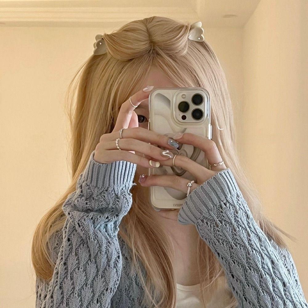 Qqmall Kẹp Tóc Càng Cua Mini Dễ Thương Phong Cách Pháp Cho NữDây Buộc Tóc Acetate Cho Nữ