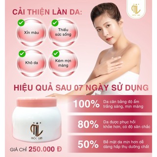 (MUA 1 TẶNG 1) Kem Body Mộc Lan Dưỡng Trắng, Mịn Da