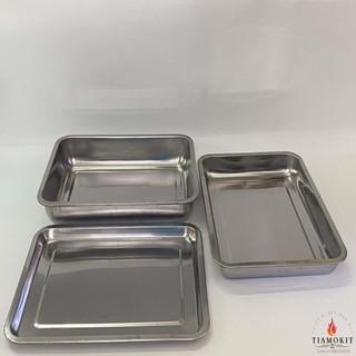 Khay để đồ inox 30x40 cm sus 201