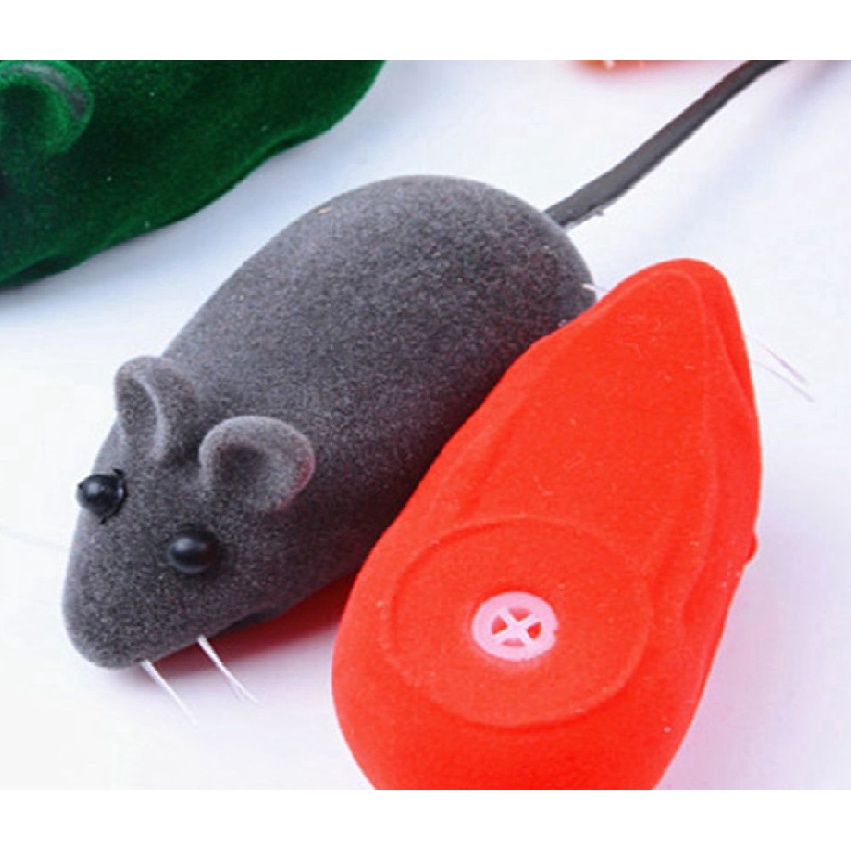 Chuột Giả Đồ Chơi Phát Ra Tiếng Kêu Cho Mèo - Đồ Chơi Giải Trí Cho Thú Cưng