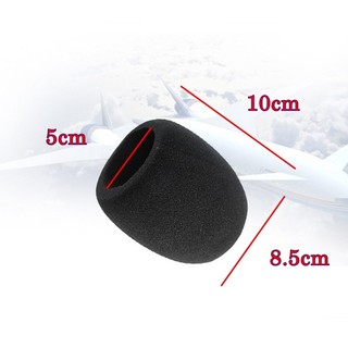 Bông lọc micro thu âm và micro không dây cao ( đen - xanh - cam )