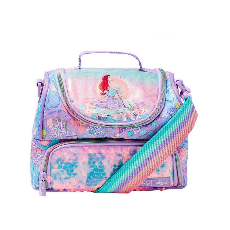 Hộp Đựng Cơm Trưa Smiggle Lunchbox Double Strap Disney Princess