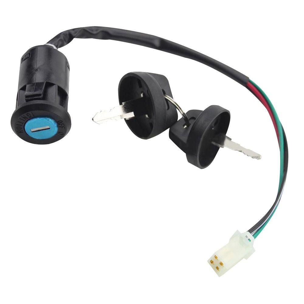 Công Tắc Đánh Lửa 4 Dây Chống Thấm Nước Kèm Vỏ Bảo Vệ Dành Cho Xe Mô