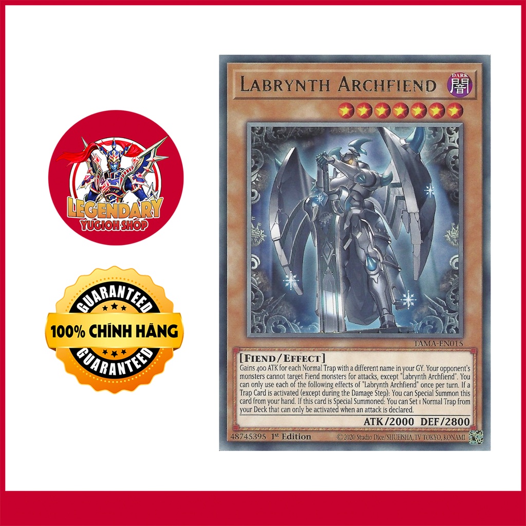 [Thẻ Bài Yugioh Chính Hãng] Labrynth Archfiend