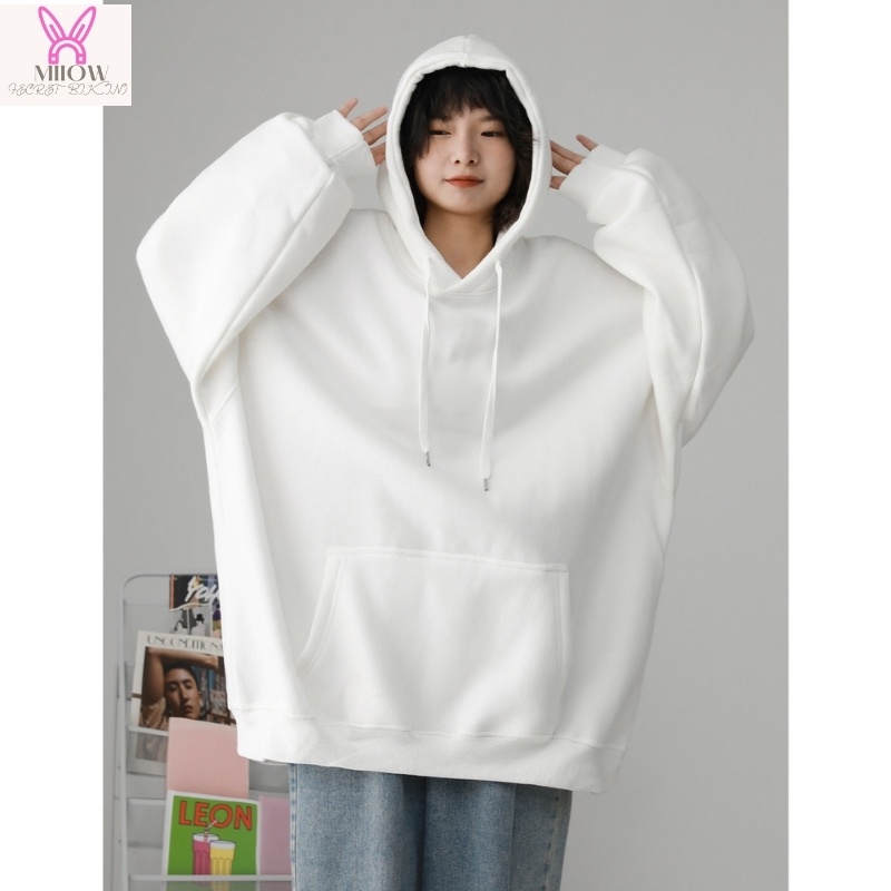 TẶNG áo hodie nữ, áo khoác nỉ dày dặn