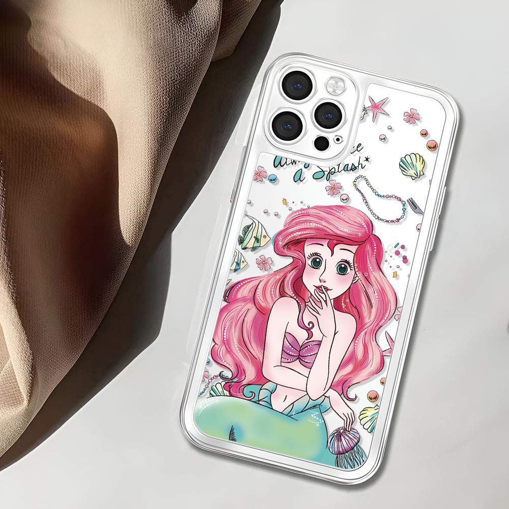 Ốp Điện Thoại Trong Suốt In Hình Công Chúa Aladdin Cho iphone 14ProMax 14Plus 13 11 12 7 Plus X XR