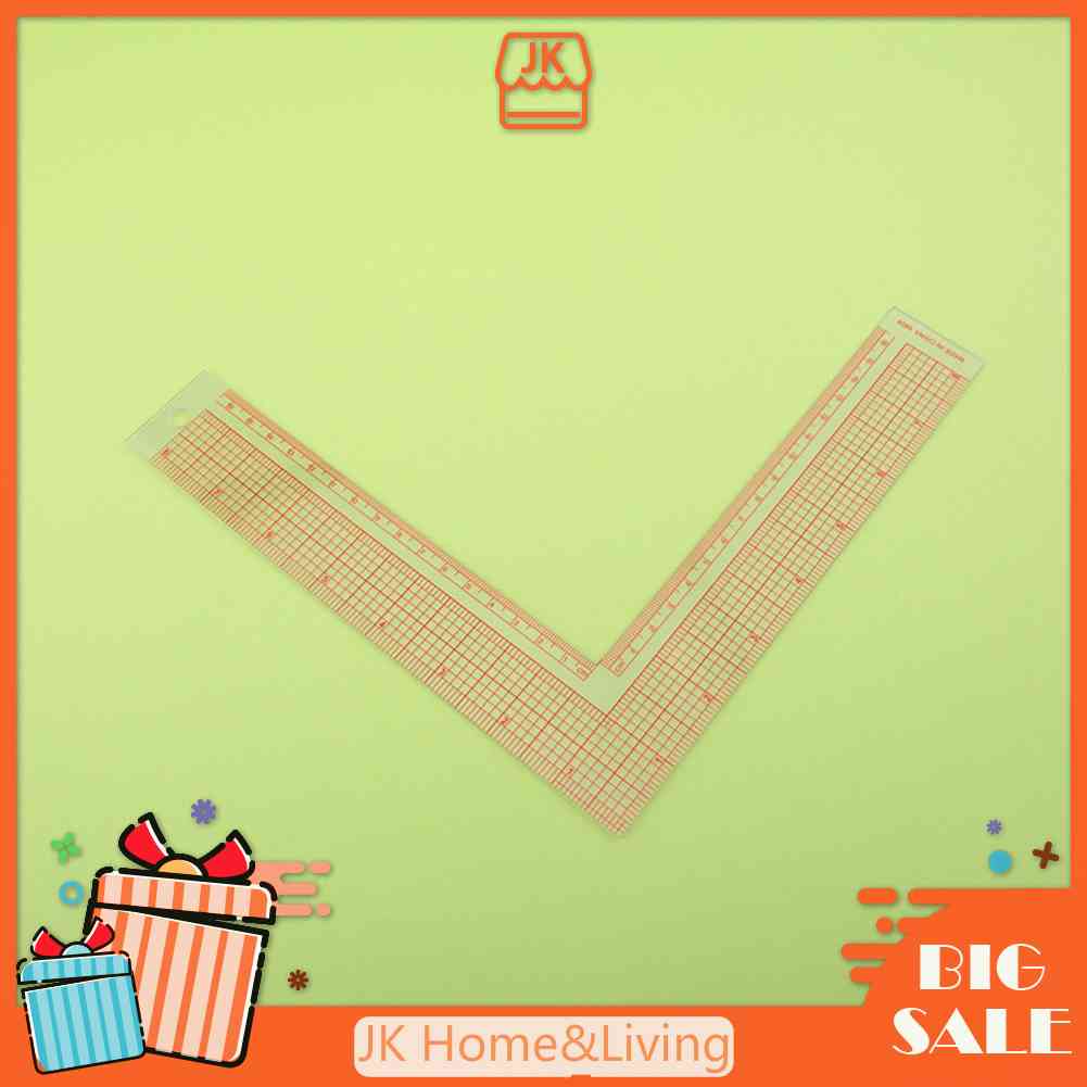 Thước Nhựa Hình Chữ L Chuyên Dụng Khi May Vá