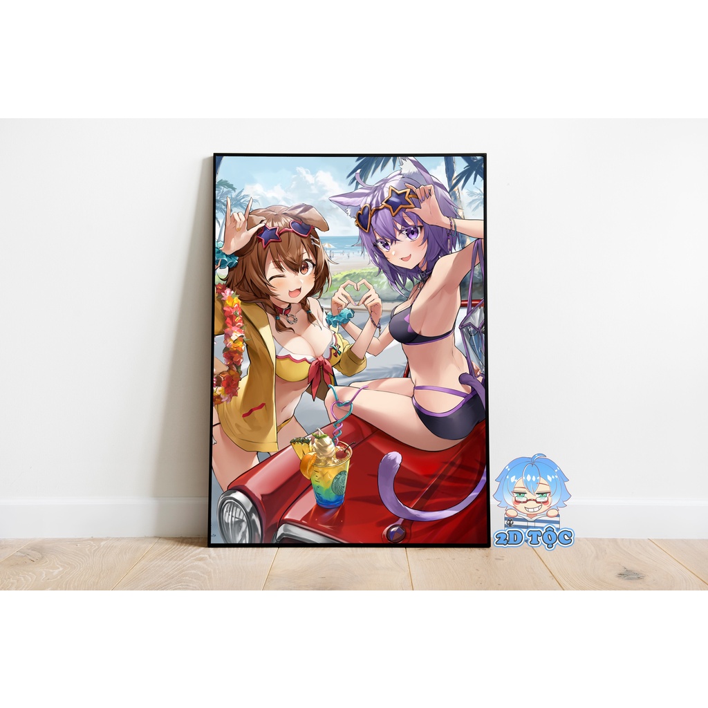 Tranh Poster A3 Dán Tường Inugami Korone (5) Hololive - 2D Tộc Shop