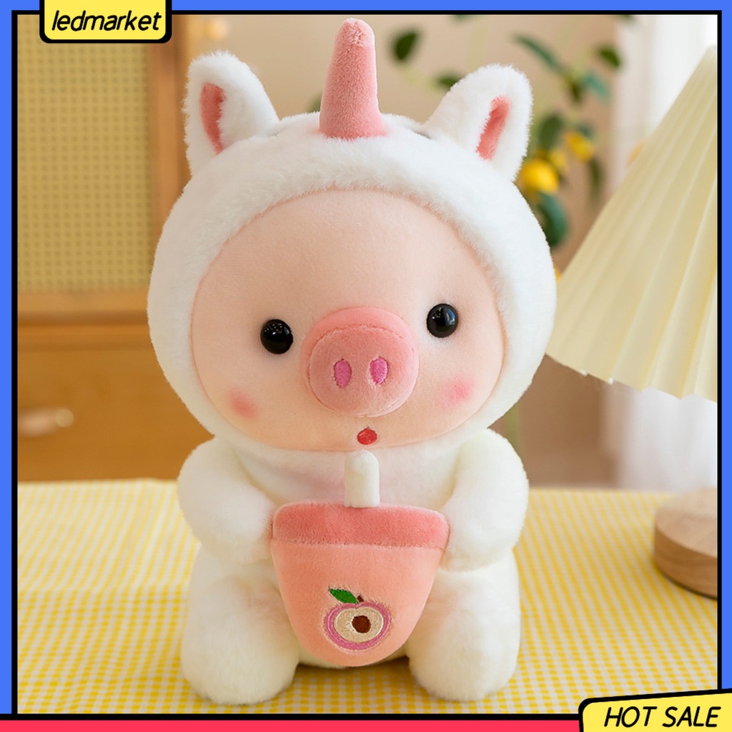 Gấu Bông Plush Đồ Chơi Thú Nhồi Bông Cotton PP Siêu Mềm Chống Phai Màu Hình Chú Heo Con Trong Nhà