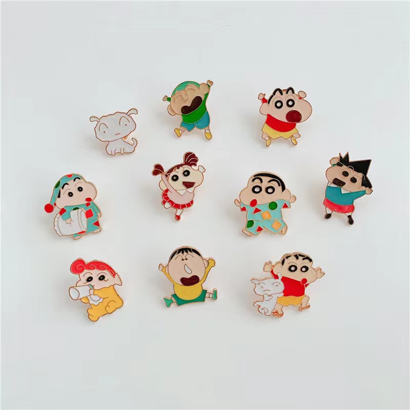 Ghim Cài Áo Hình Cậu Bé Bút Chì Shin-Chan Dễ Thương