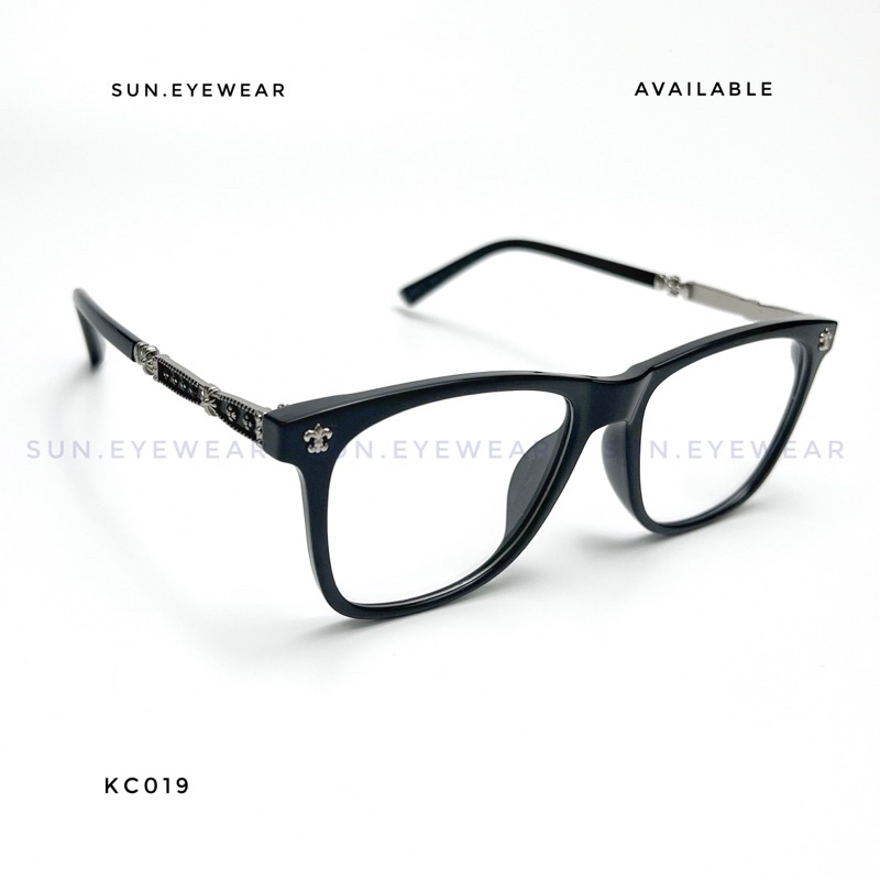 Kính mắt cận Chrome heart 03 thời trang unisex