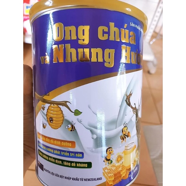 Sữa ong chúa và nhung hươu 900g tăng đề kháng, phát triển trí não