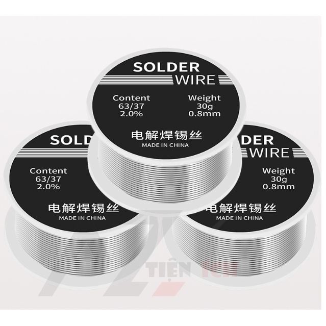 Cuộn thiếc hàn Chì hàn lõi nhựa thông