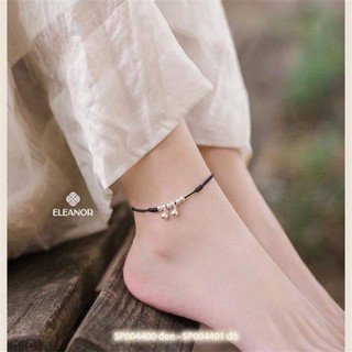 vòng tay chỉ đỏ chuông bạc