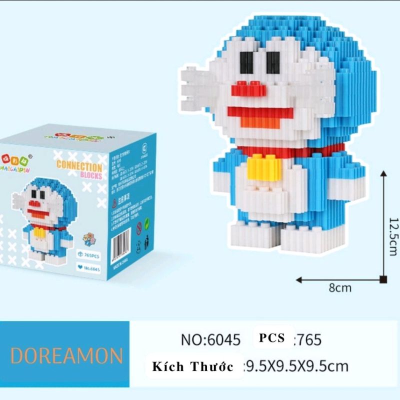 Đồ chơi lắp ráp lego doraemon dễ thương giúp bé phát triển babykiss