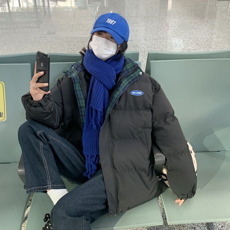 Áo khoác phao béo ba màu hot cả nam nữ đều mang đẹp