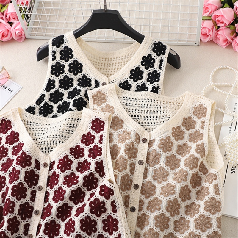 Áo Khoác Len Cardigan Không Tay Cổ Chữ V Sâu Gợi Cảm Cho Nữ Y2K
