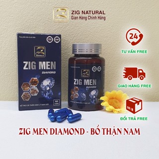 ZIG MEN Diamond (60 viên) | Bổ thận, tráng dương, tăng cường sinh lực, chống xuất tinh sớm