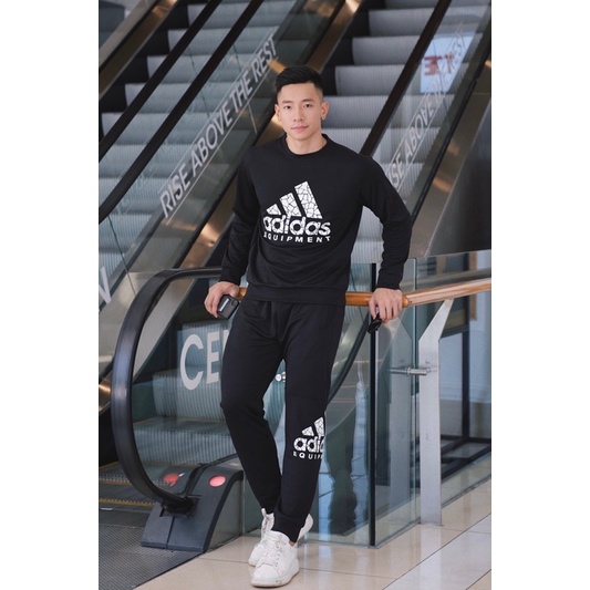 Bộ Nỉ Nam Nữ Cao Cấp Adidas - Bộ Quần Áo Thu Đông