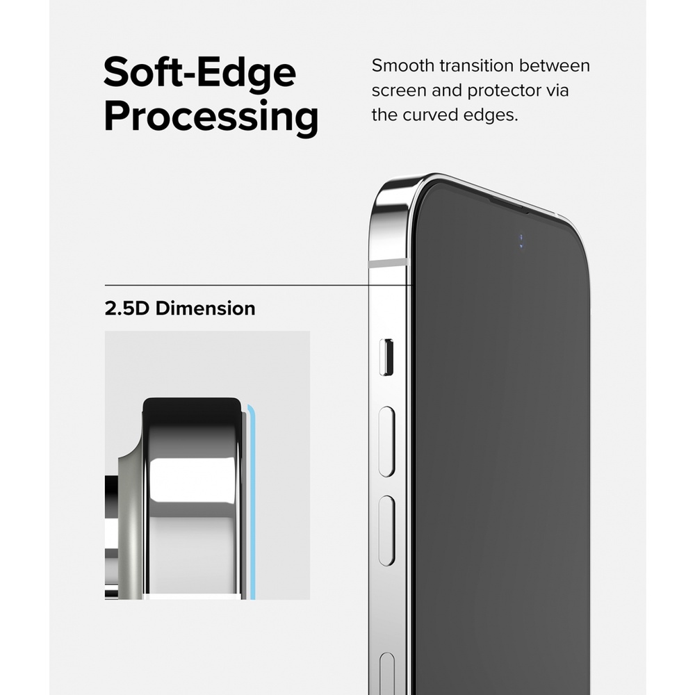 Cường lực Ringke cho iPhone 15 Pro Max / 15 Pro / 14 Pro Max / 14 Pro / 14 Plus / 13 mini / 13 / 13 Pro / 13 Pro Max