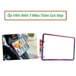 Khung biển số xe máy 7 màu - Khung biển số xe máy màu vàng