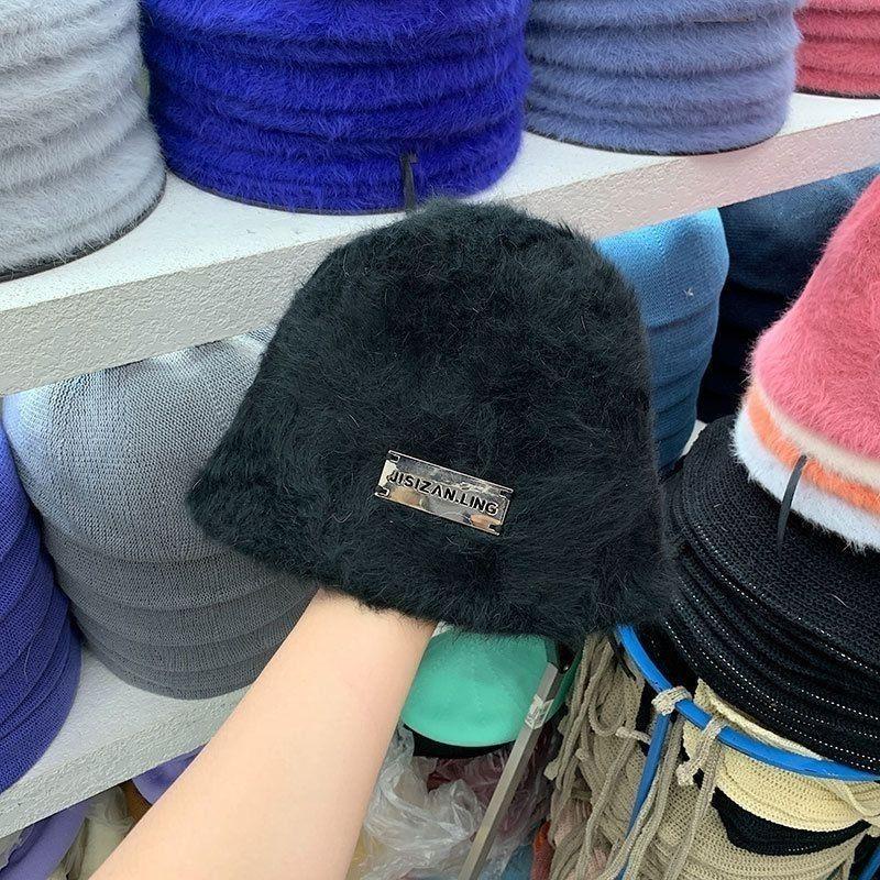Nón Tai Bèo Phủ Lông Giữ Ấm Thời Trang Thu Đông Sành Điệu Dành Cho Nữ